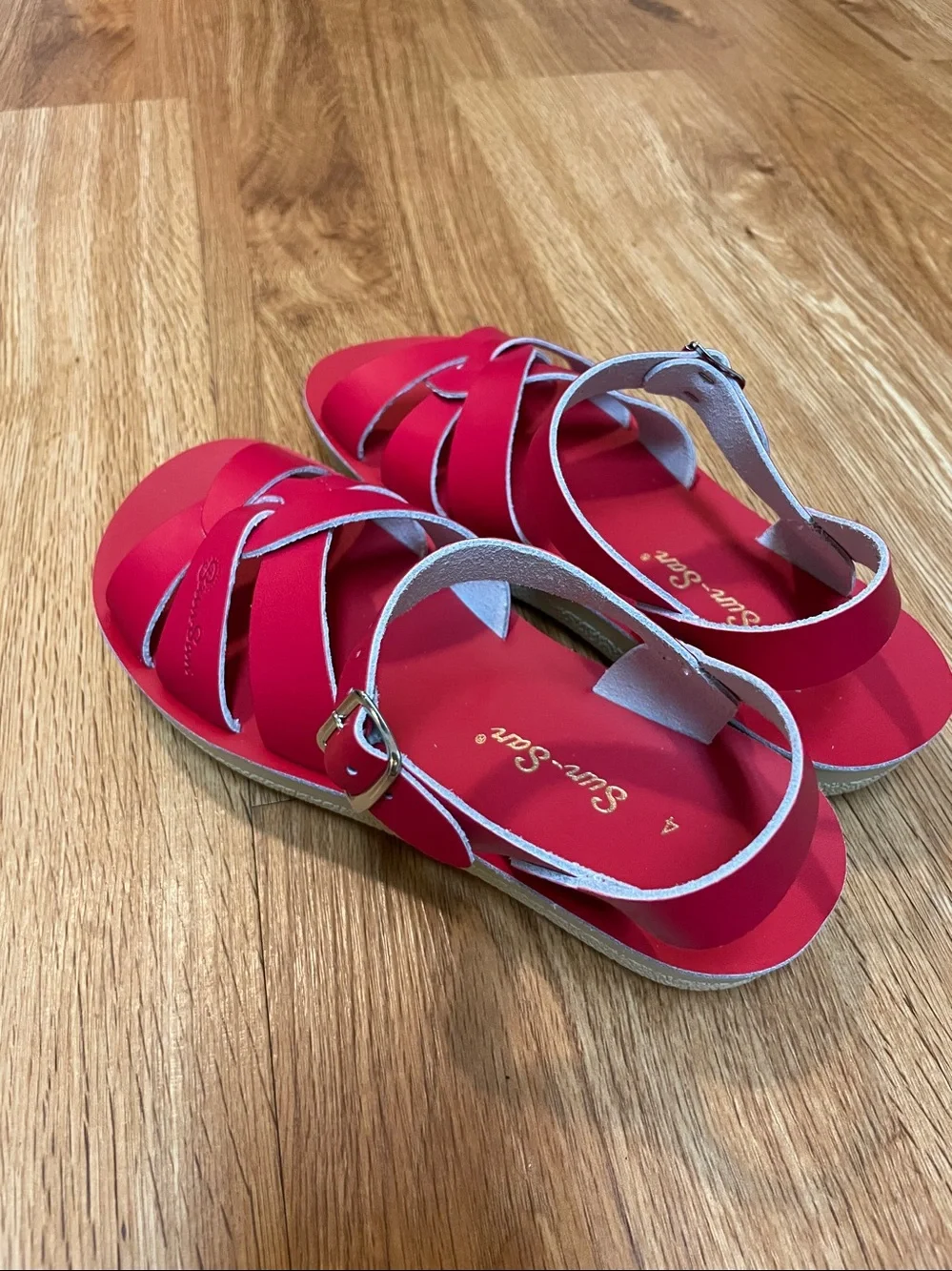 Sun-San Swimmer Sandal in Red Size 4 by Hoy Shoe